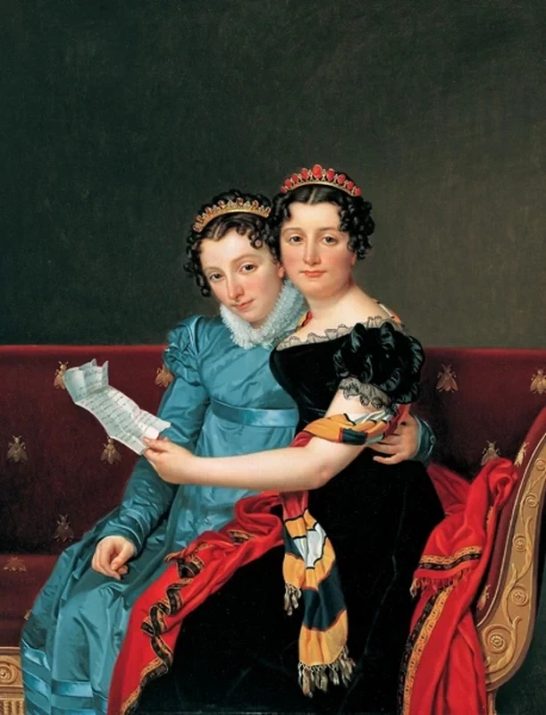 Ritratto di Zenaide e Carlotta Bonaparte - Museo Napoleonico, Roma